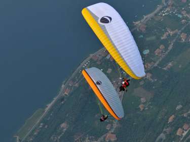 skrydis parasparniu