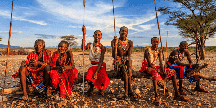 Raudonoji masajų žemė