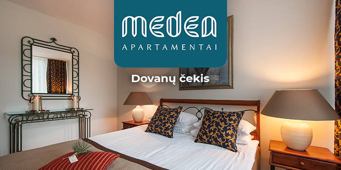 „MEDEA APARTAMENTAI“ DOVANŲ ČEKIS