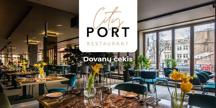 Restorano „City Port“ DOVANŲ ČEKIS