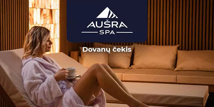 Poilsio ir laisvalaikio erdvės SPA „Aušra“ dovanų čekis
